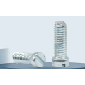 Stainless steel din84 pan head slotted machine screws